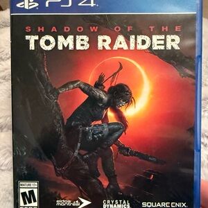 Sony PS4 Shadow of the Tomb Raider - Red and Black